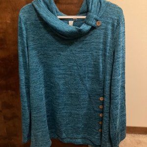 Blue Tunic Shirt w/buttons